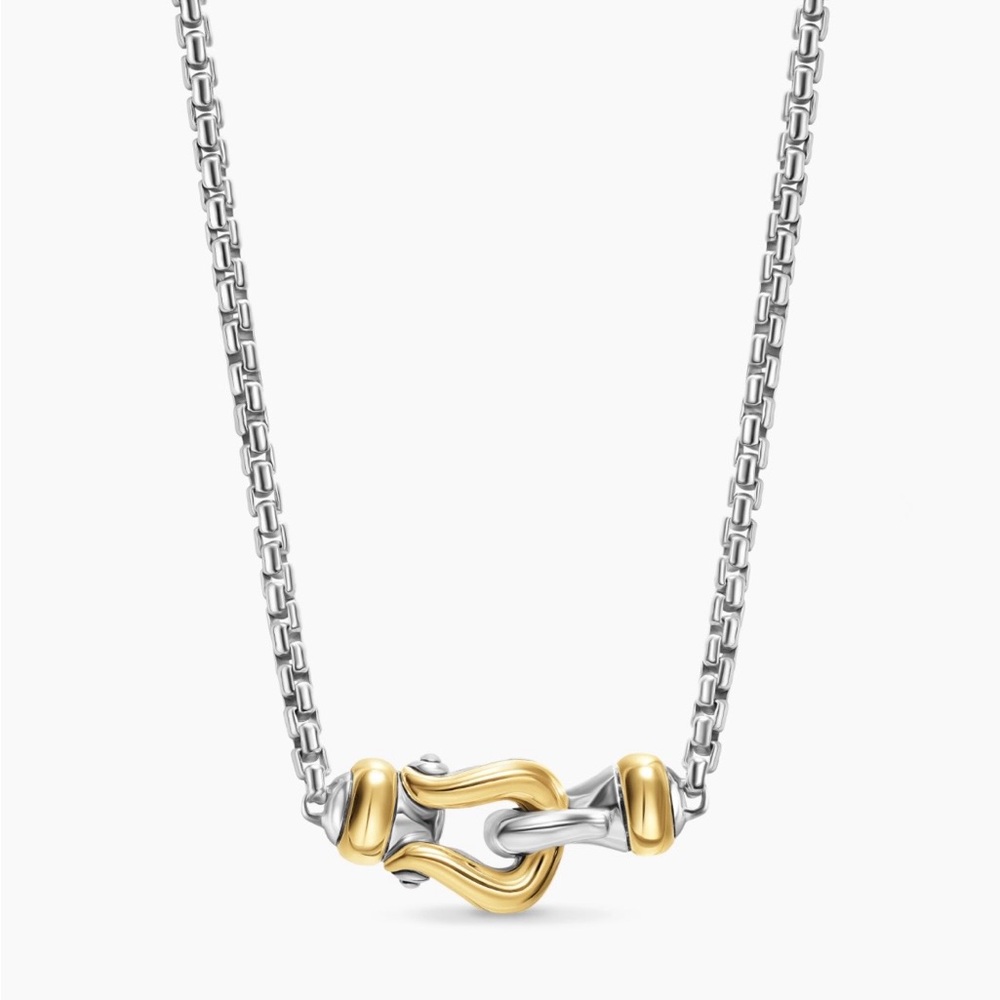 David Yurman Petite Buckle Necklace